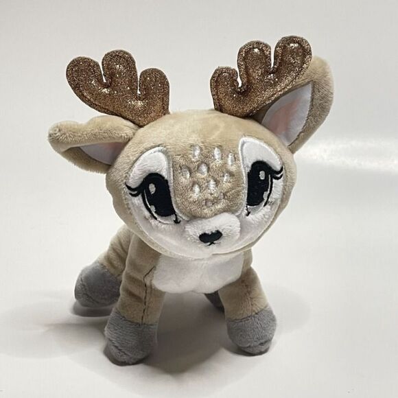 Justice Willow Deer Fawn Plush Stuffed Animal Par Tween 6” Soft Toy - Picture 1 of 4